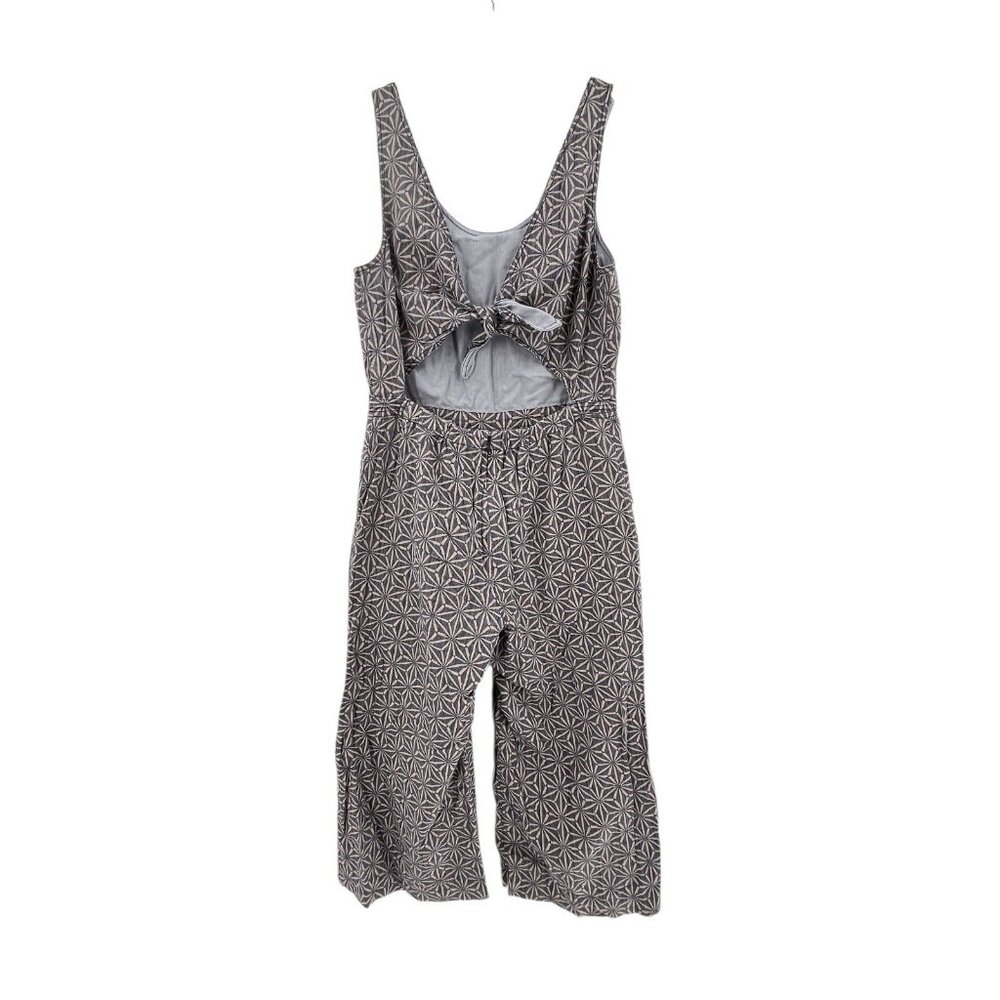 ELEVENSES ANTHROPOLOGIE Women's Demim Windward Open Back Sleeveless Jumpsuit Med - Picture 8 of 8